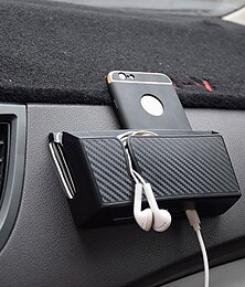 economico -scatola portaoggetti per cellulare per auto sedile anteriore autoadesivo organizer per auto supporto tascabile universale per cruscotto accessori per auto accessori per auto