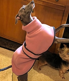 お買い得  -犬のコート、ペット服ファッションハイカラー暖かいベルクロかわいいショールローブ tx5145