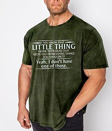 preiswerte -Herren Übergröße T Shirt Groß und hoch Graphic Rundhalsausschnitt Bedruckt Kurzarm Frühling Sommer Modisch Strassenmode Basic Komfortabel Casual Sport Oberteile