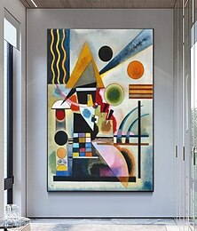 cheap -Handmade Oil Painting Canvas Wall Art Decoration Wassily Kandinsky Abstract for Home Decor Rolled Frameless Unstretched Painting