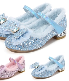 halpa -Frozen Satuteema Prinsessa Elsa Kengät Paljetti Elokuva-cosplay for Tyttöjen Lasten Karnevaali Naamiaiset