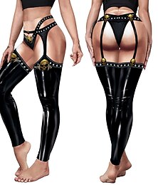 preiswerte -Sexy Punk & Gothic Hoch tailliert Leggings Bleistifthosen Totenkopf Kostüm Damen Maskerade Party / Abend Erwachsene Hose