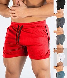 abordables -Homme Short Running Course Short d'athlétisme Cuissard Short Extérieur Athlétique Athleisure Eté Respirable Séchage rapide Aptitude Marathon Fonctionnement Tenue de sport Tenues de Sport Couleur