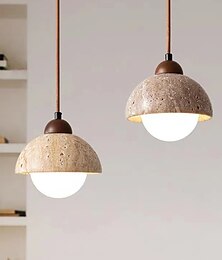 economico -lampada a sospensione a led finitura in metallo marmo regolabile mini lampade a sospensione in vetro per cucina sopra lavello, sala da pranzo bianco caldo 110-220v lampadina inclusa