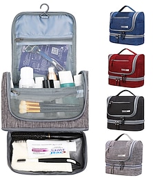abordables -bolsa de maquillaje y lavado de separación seca y húmeda multifuncional bolsa de almacenamiento de gran capacidad de viaje bolsa portátil para colgar
