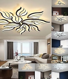 cheap -Ceiling Lights Dimmable Cluster Design Ceiling Lights Plastic Artistic Style Modern Style Novelty Black LED Modern 110-240 V