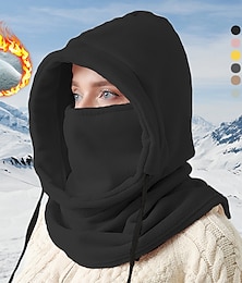 abordables -cagoule d'hiver thermique masque facial doublé polaire masque de cyclisme léger coupe-vent cache-cou sport de plein air moto ski snowboard montagne camping