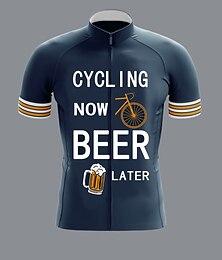 abordables -Homme Maillot Velo Cyclisme Manche Courte Cyclisme Maillot Top avec 3 poches arrière VTT Vélo tout terrain Vélo Route Respirable Séchage rapide Evacuation de l'humidité Doux Jaune Rouge Bleu Marine