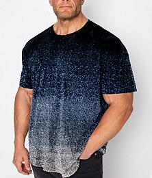 ieftine -Bărbați Mărime Plus Tricou Mare si inalt Grafic Stil Nautic Imprimeu Manșon scurt Primavara vara Epocă Modă Șic Stradă De Bază Casual Sport Topuri