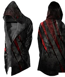 billiga -Herr Vinterkappa Fleece-jacka Jacka Dagliga kläder Semester Fleecefoder Med fickor Mönster Framficka Höst vinter Fotavtryck / tass Streetwear Sport Luvtröja Normal Blå Grön Purpur Mörkgrå Grå Jacka