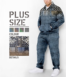 economico -Per uomo Grafico Stile Boho 2 pezzi Set di felpe 3D Tuta Felpe con cappuccio Manica Lunga Pantaloni lunghi Con Cappuccio Moda Designer Casual Quotidiano Sportivo Uscire Stampa 3D Primavera & Autunno
