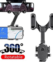 economico -supporto per telefono per specchietto retrovisore automatico in supporto per auto supporto per cellulare supporto mobile per auto supporto per smartphone per auto regolabile rotante compatibile con