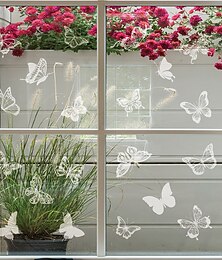 cheap -24pcs prevent birds from hitting windows sticker doors and windows pasted with large electrostatic butterflies
