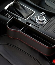 economico -Organizzatore per riempimento del divario dei sedili dell'auto in pelle con portabevande scatola di stoccaggio multifunzionale per il lato del sedile del veicolo