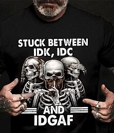 halpa -Miesten Graafinen Kallosukset T-paita Lyhythihainen T-paita 3D-printti Crew Neck T-paita Vintage Muoti Suunnittelija Ulkona Rentoa Päivittäistä Musta Kevät  Kesä Vaatteet S M L XL 2XL 3XL 4XL