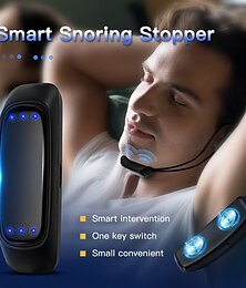 ieftine -dispozitiv inteligent anti sforăit ems puls stop sforăit portabil confortabil somn bine opri sforăit îngrijirea sănătății somn apnee ajutor usb