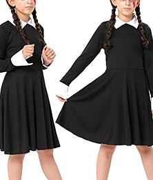 levne -Gotický horor Temná akademie Šaty cosplay Filmové kostýmy for Dámské Dívčí Dětské Dospělé Plesová maškaráda