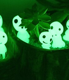 voordelige -5 stks lichtgevende boom elfen geest prinses mononoke micro landschap figuur ornament gloeiende miniatuur tuinieren ingemaakte decor