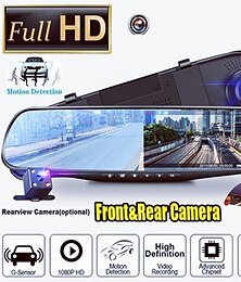 voordelige -YC-188W 1080p Nieuw ontwerp / Full HD Auto DVR 170 graden Wijde hoek CMOS 4 inch(es) IPS Dash Cam met Nacht Zicht / G-Sensor / Parkeermodus Autorecorder