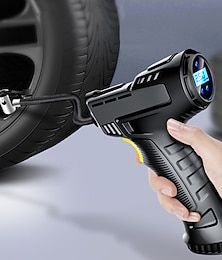 abordables -Pompe à air de charge sans fil pour gonfleur portatif de voiture montée sur véhicule gonfleur de pneu portable électrique de voiture