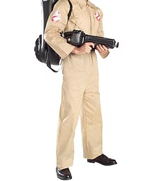 cheap -Ghostbusters Movie / TV Theme Costumes Cosplay Costume Men's Women's Movie Cosplay Overalls Accessories Set Overalls + Bags Carnival Masquerade Leotard / Onesie Bag