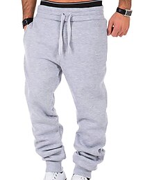 abordables -Hombre Pantalones deportivos Pantalones de Deporte Pantalón Jogger Persona que practica jogging Pantalones Bolsillo Correa Cintura elástica Plano Comodidad Exterior Diario Noche Moda Ropa de calle