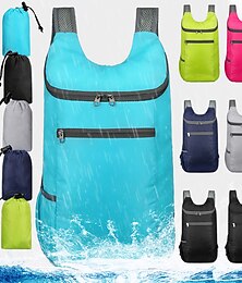 abordables -20-30 L Mochila de senderismo Mochila Ligera Ligera Mochilas de Senderismo Impermeable Resistente al Viento Resistente a la lluvia Secado rápido Plegable Al aire libre Caza Pesca Senderismo Escalada