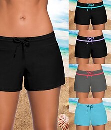 abordables -Femme Short de bain Short de Bain Natation Respirable Bas Natation Plage Sports nautiques Mosaïque Eté