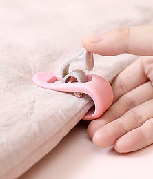 voordelige -10 stks dekbed clips antislip houder quilt deken clips laken fixer slaap wasknijpers cover sluiting grijper gemakkelijk te ontgrendelen