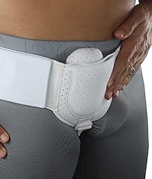 economico -Cintura per ernia inguinale inguinale da 1 pezzo per uomo e donna con cuscinetto di compressione rimovibile e cinturino regolabile in vita capriata di supporto per ernia per ernie incisionali