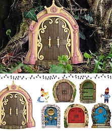 voordelige -sprookjesdeur voor bomen, sprookjesdeur voor tuindecoratiedeur, miniatuurboomdeur, miniatuurdeur voor boomdecoratie, miniatuurdeuren voor bomen buiten
