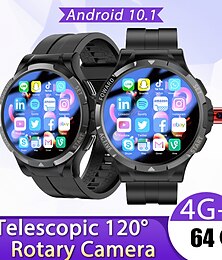abordables -iMosi V10 Montre intelligente 1.43 pouce Smartwatch Montre Connectée 4G Podomètre Rappel d'Appel Moniteur d'Activité Compatible avec Téléphone intelligent Hommes Imperméable Longue Veille Mode