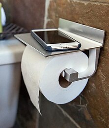economico -porta carta igienica senza fori porta carta igienica con mensola porta carta igienica autoadesiva con adesivo brevettato porta carta igienica da parete per cucina e bagno