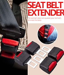 economico -2 pezzi spina di estensione della clip della cintura di sicurezza dell'auto estensori della cintura di sicurezza per auto universale nera fibbia del blocco del seggiolino di sicurezza estensione