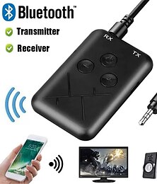 billige -2 i 1 bluetooth lydsender mottaker aux 3,5 mm stereo trådløs musikk lydkabel dongle bluetooth 4.2 adapter for tv dvd mp3 pc