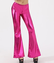 halpa -disco eksoottiset tanssivaatteet pinkki harrastukset tankotanssihousut puhdas väri naisten suoritusharjoittelu korkea polyesteri