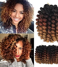 abordables -baguette curl crochet tresses cheveux 8 pouces jamaican wand curl ombre crochet hair jamaican bounce crochet hair wand curl tresses au crochet de couleur ringlet twist hair extension cheveux au