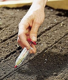 economico -mini seminatore di semi, mini seedmaster portatile manuale mini distributore di semi di semina piccolo spargitore di semi, assicura una distribuzione uniforme dei semi, fioriera da giardino per giardino, carota, lattuga, cavolo, semi di ravanello