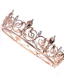 economico -corone barocche per le donne corona della regina tiara gotica corona di cristallo per le donne tiara principessa per le ragazze tiara vintage per la cerimonia nuziale corona per le spose