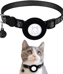 abordables -collier pour animal de compagnie pour airtag collier d'impression de pied collier pour animal de compagnie avec cloche collier réfléchissant