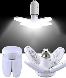 baratos -Lâmpada de temporização de lâmina de ventilador de led e27 ac85-265v 28w lâmpada led dobrável lampada para luz de teto em casa