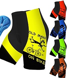 economico -Per uomo Pantaloncini da ciclismo su strada Pantaloncini da ciclismo Bicicletta Pantaloncini imbottiti di protezione Pantaloni Modello da corsa Ciclismo da montagna Cicismo su strada Gli sport Pop art