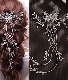 economico -accessori per capelli da sposa per bambini accessorio per capelli ragazza fiore copricapo principessa fascia fiore bianco perla per ragazza e ragazze di fiori fascia per capelli da sposa da sposa
