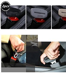 economico -2pcs regolazione della fibbia della cintura di sicurezza per auto clip per cintura di sicurezza elastica regolatore della cintura di sicurezza tappo della cintura di sicurezza accessori per interni