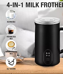 economico -montalatte elettrico montalatte schiuma 4 in 1 macchina per schiumare caffè macchina automatica montalatte elettrica commerciale