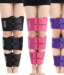 economico -Cintura di correzione delle gambe tipo o / x cinghie per raddrizzatore delle gambe 3 pezzi cintura di correzione per il raddrizzamento del correttore della postura delle gambe con ginocchiera