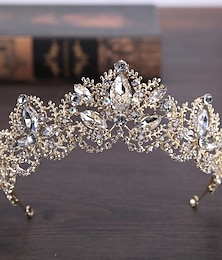 economico -corone e diademi della regina di cristallo con fascia a pettine per donna e ragazza corone principessa accessori per capelli per matrimonio compleanno costume di halloween cosplay