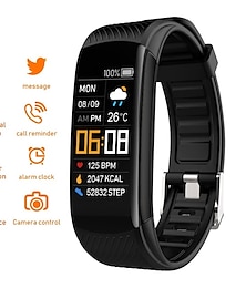 economico -696 C5S Orologio intelligente 0.96 pollice Intelligente Bracciale Bluetooth Avviso di chiamata Monitoraggio frequenza cardiaca Promemoria sedentario Compatibile con Android iOS Da donna Da uomo