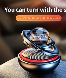 economico -rotante ad energia solare per auto aromaterapia auto profumo solido deodorante per ambienti purificatore d'aria accessori per la decorazione di interni per auto