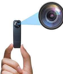 رخيصةأون -كاميرا صغيرة للجسم ، كاميرا محمولة بدقة 1080 بكسل ، كاميرا فيديو الجيب الشخصية بسعة 64 جيجابايت ، كاميرا أمنية صغيرة مزودة بكشف الحركة والرؤية الليلية لدراجة منزل حارس أمن المكتب